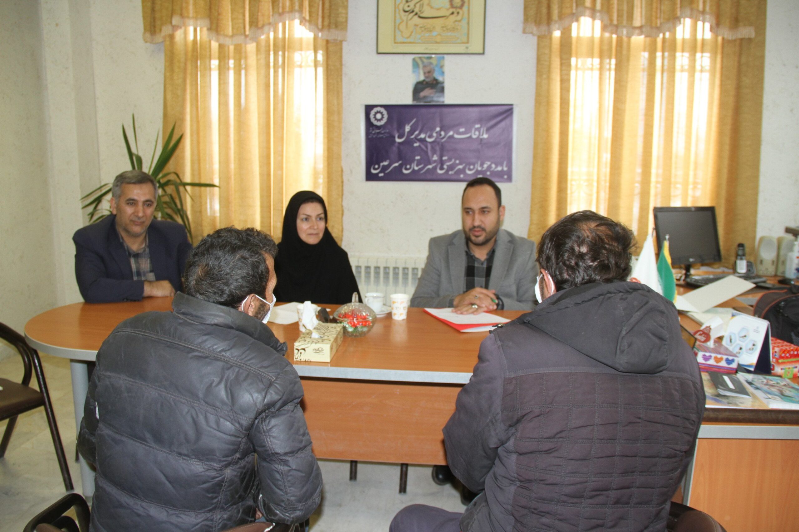 ملاقات مردمی مدیر کل بهزیستی استان با 19 نفر ازجامعه هدف بهزیستی شهرستان سرعین