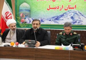دیدار صمیمی استاندار اردبیل با فرماندهان سپاه استان