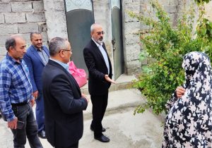 ديدار مديركل كميته امداد استان اردبيل با مددجويان شهرستان نمين